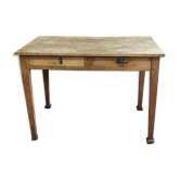 Table de ferme ancienne en chêne clair