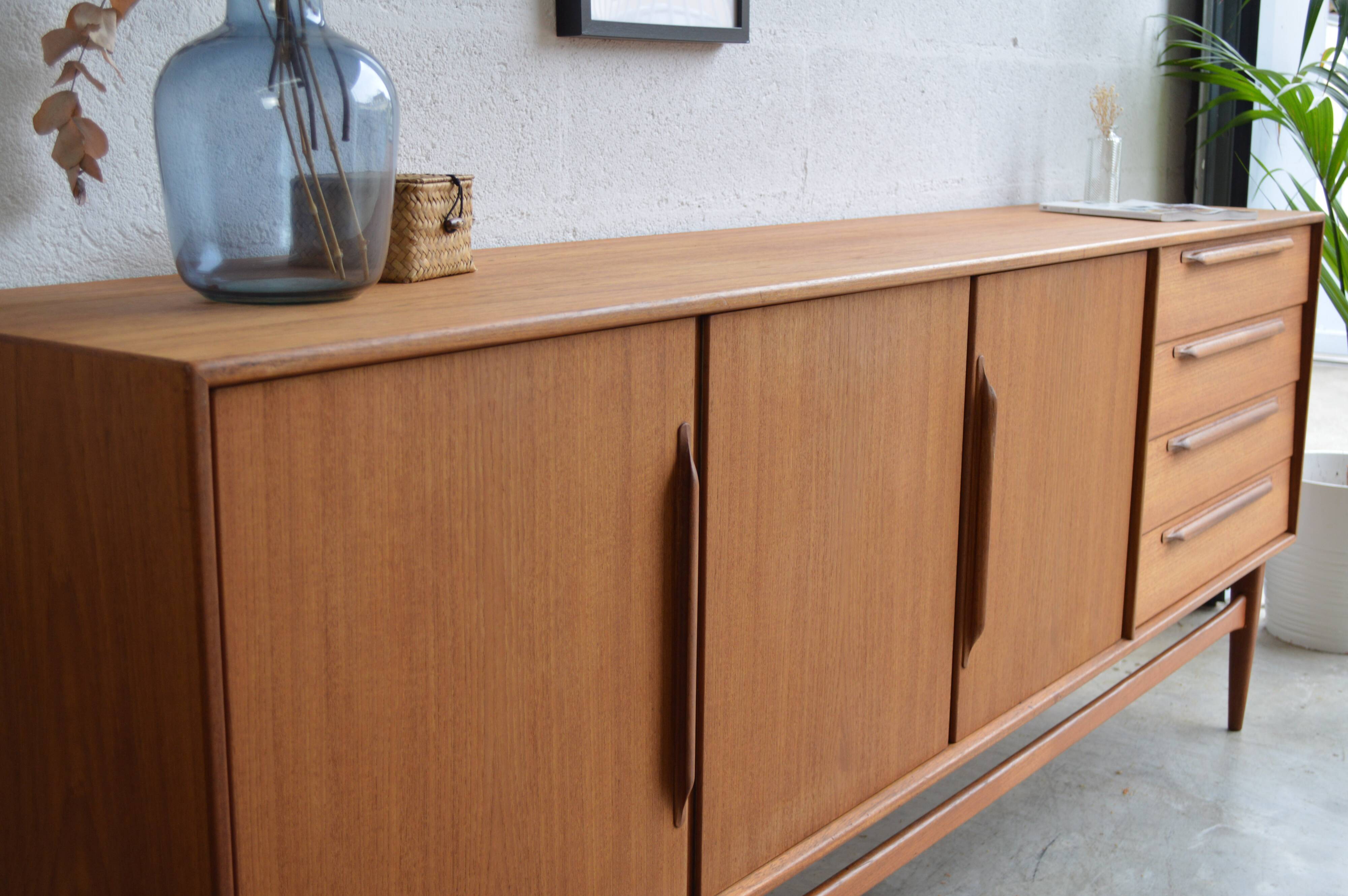 Teak sideboard by Heinrich Riestenpatt for RT Möbel.
