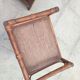 Vintage rattan bedside table pair