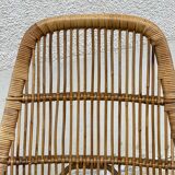 Vintage rattan armchair 1960