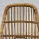 Fauteuil rotin vintage 1960
