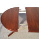 Table ronde scandinave extensible 1960