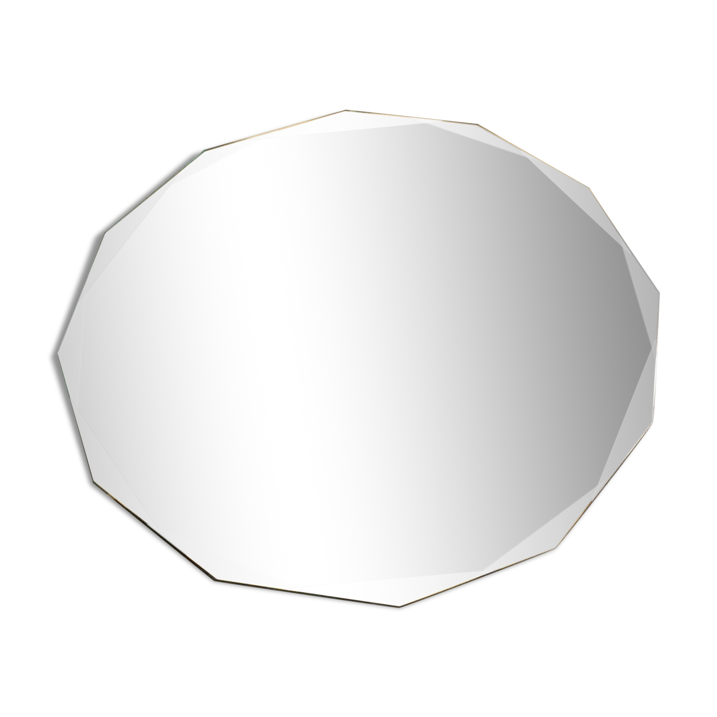 Bevelled mirror to lay  28x30cm