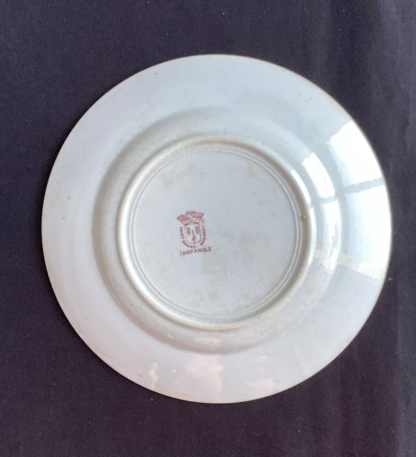 St Amand & Hamage CAMPANULE flat plate