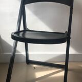 Chaise pliante noire