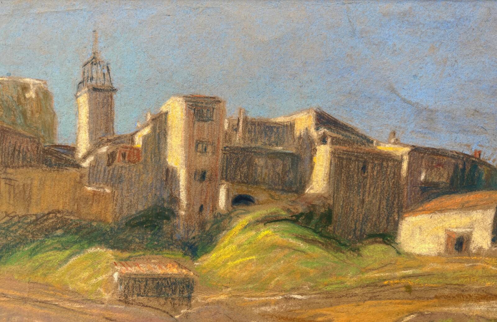 Tableau study Pastel attr. Ed. Pannetier (1884-1965) Orientalist
