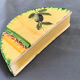 Olive decorative ceramic letter/napkin holder