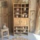 Antique workshop cabinet with compartments and doors