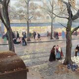 Painting "A Street of Rouen"