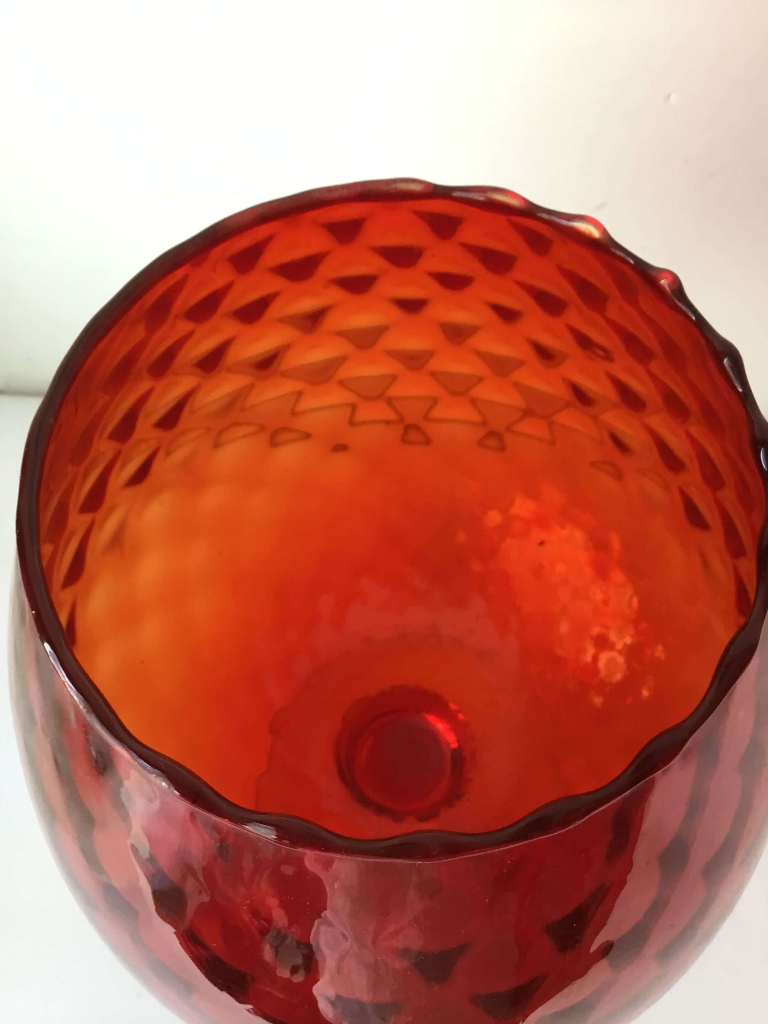 Italian glass cup