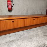 Scandinavian vintage teak row