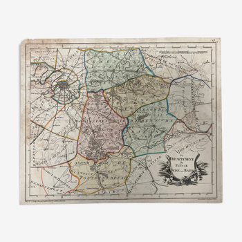 Map Old Seine-et-Marne