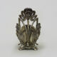 Silver bronze planter Art Nouveau era