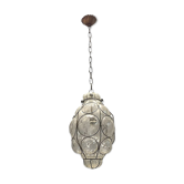Suspension en verre de Murano italien vintage