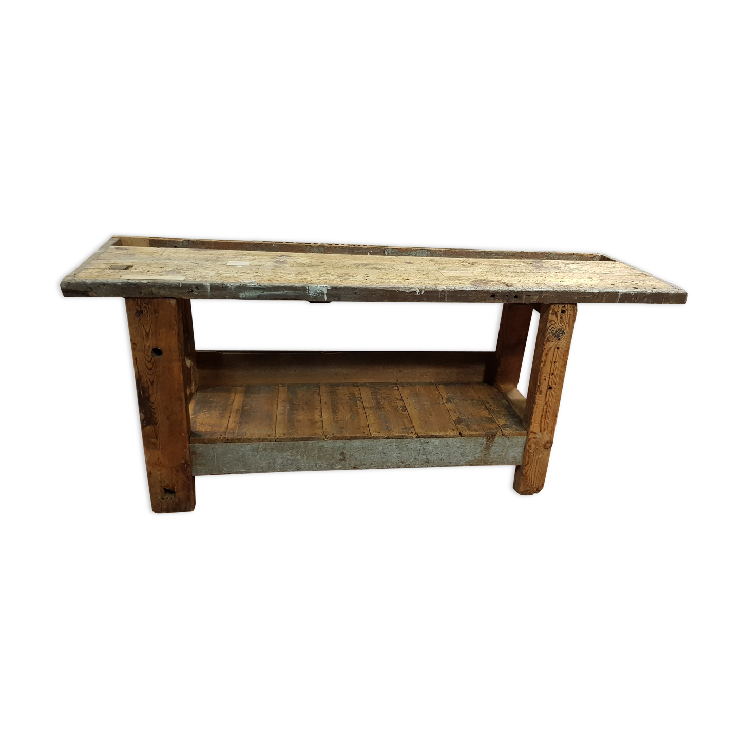Établi d'ébéniste en bois