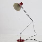 1970s Red Adjustable Floor or Table Lamp, Czechoslovakia