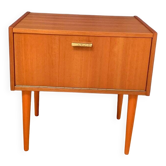 Table de chevet de VEB Möbelfabrik, Allemagne, années 1960.