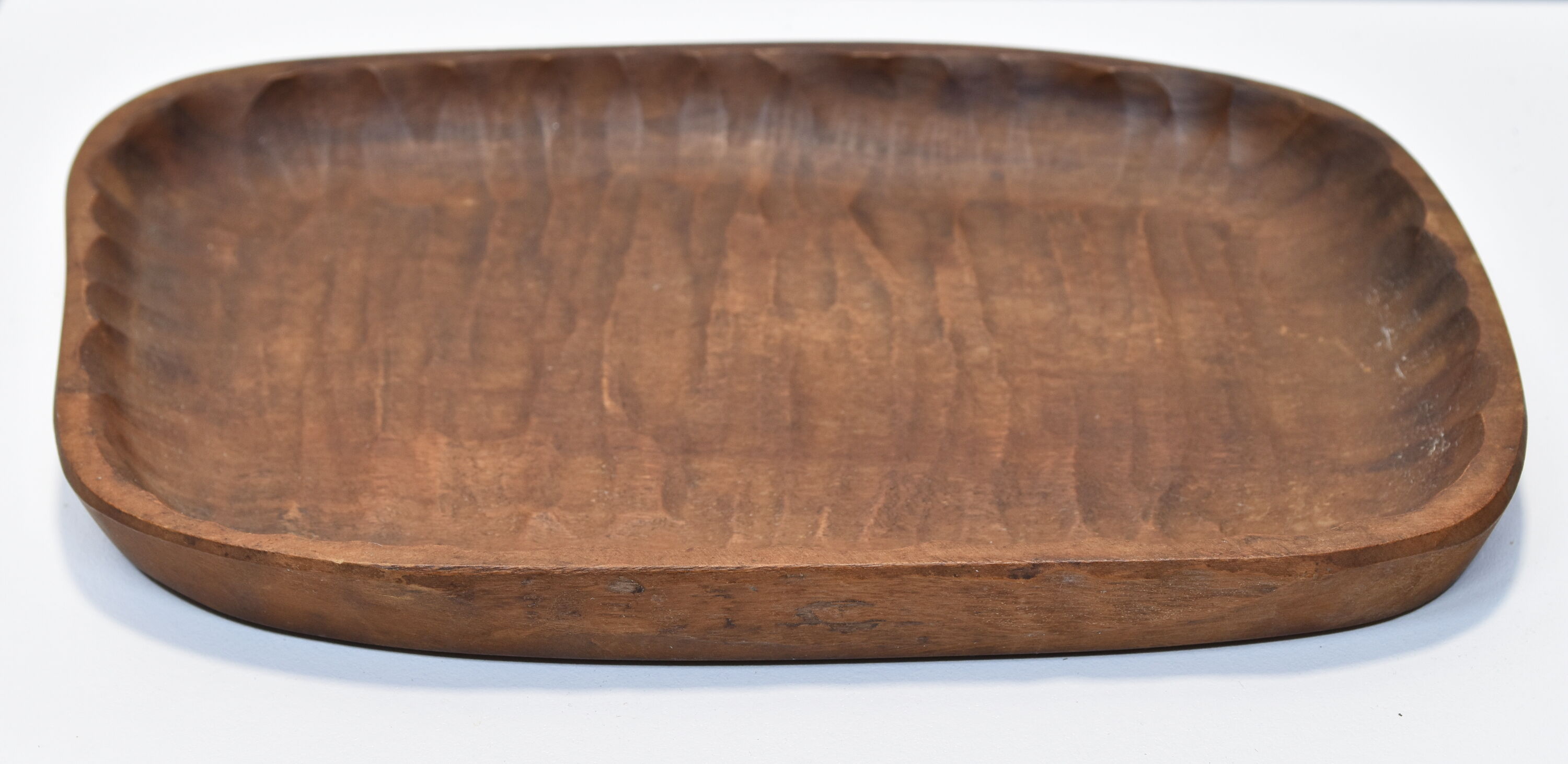 Empty carved wooden pockets