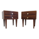 Pair of bedside tables, 50s-60s