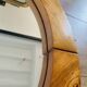 Vintage pine mirror by Glasmäster Markaryd Sweden 1970s