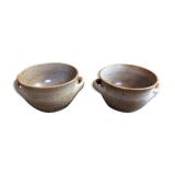 Set of 2 sandstone bowls