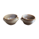 Set of 2 sandstone bowls
