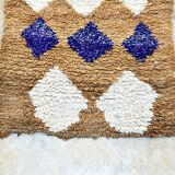 Vintage Moroccan Berber Boujaad rug 343 x 77 cm