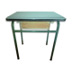 Child in formica desk