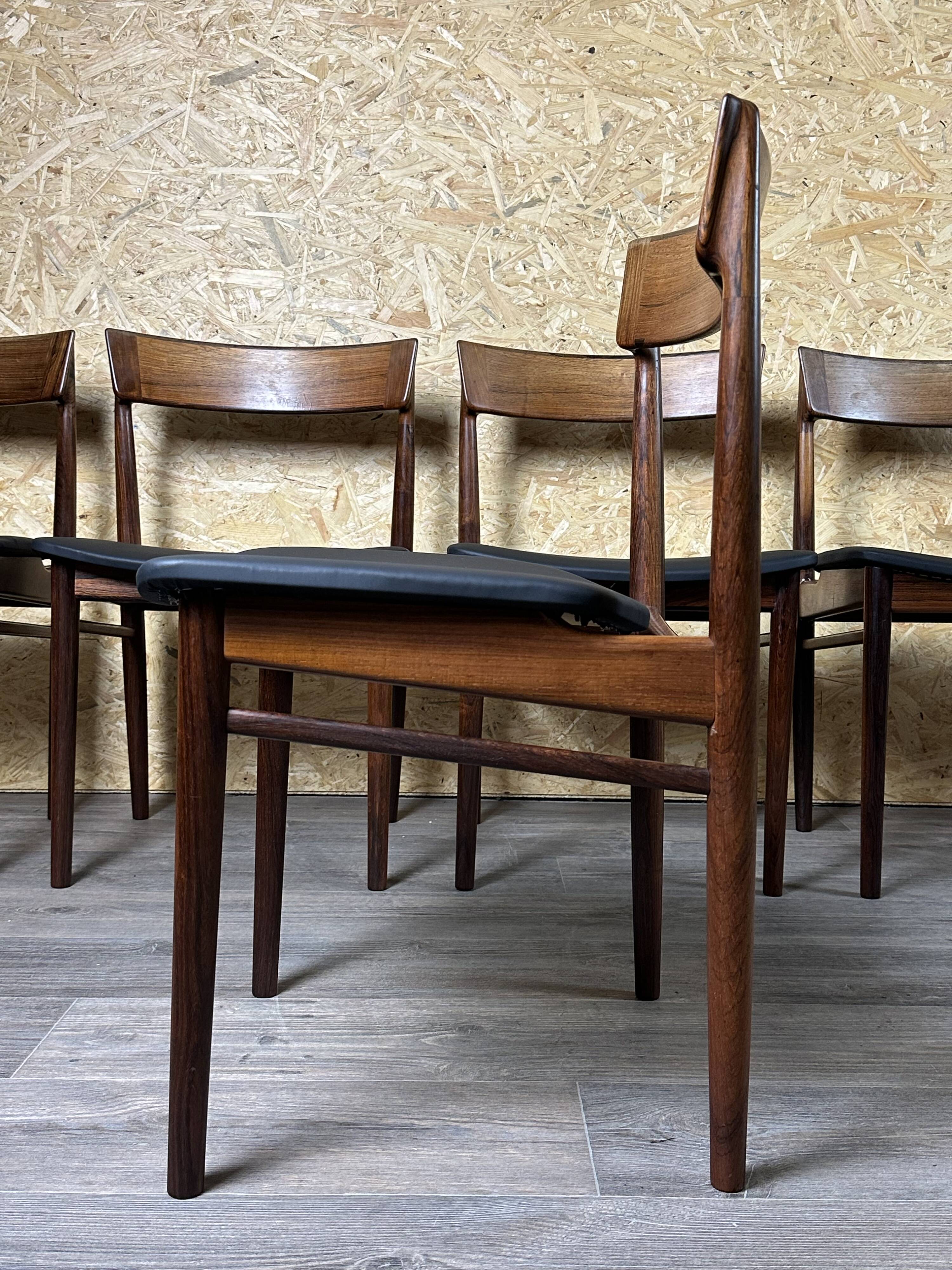 Set of 6 Henry Rosengren Hansen Model 39 Dining Chairs Rosewood