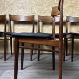 Set of 6 Henry Rosengren Hansen Model 39 Dining Chairs Rosewood