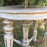 Antique swivel screw stool