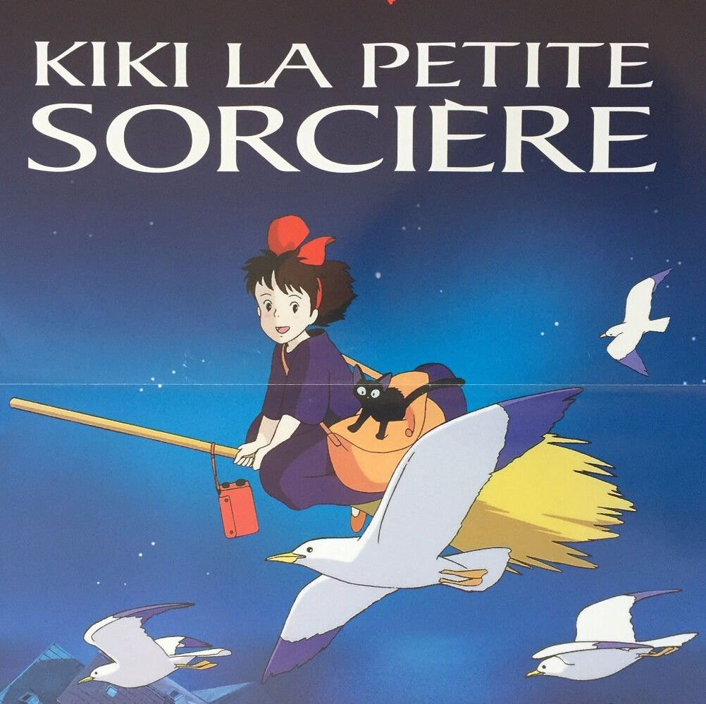 Original poster KIKI the small witch Hayao Miyazaki, Studio Ghibli 40x60cm