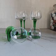 Set of wine glasses