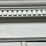 Antique painted wardrobe.