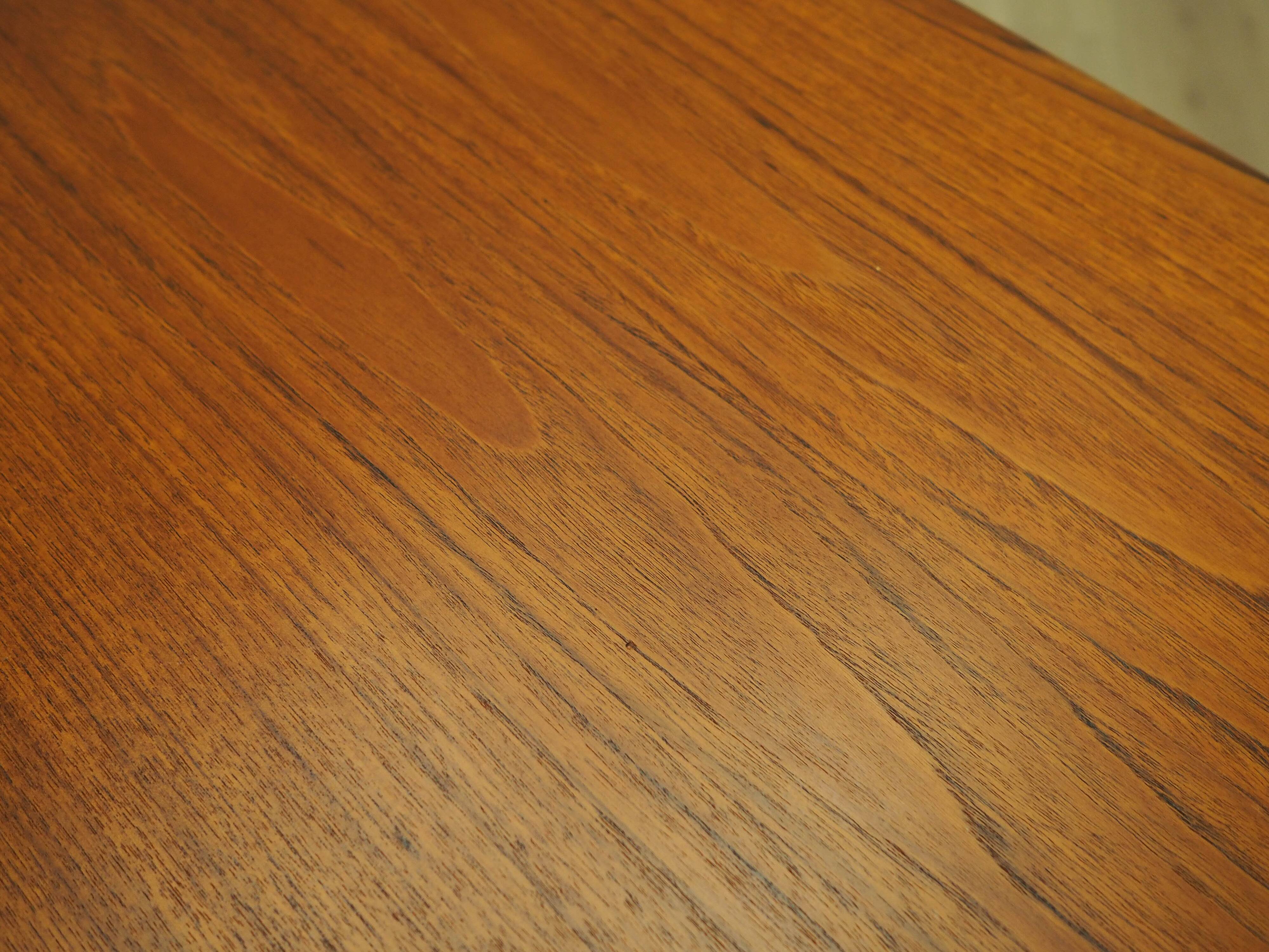 Teak table, Danish design, 1970s, manufactured in Denmark