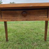 Oval cherry farmhouse table