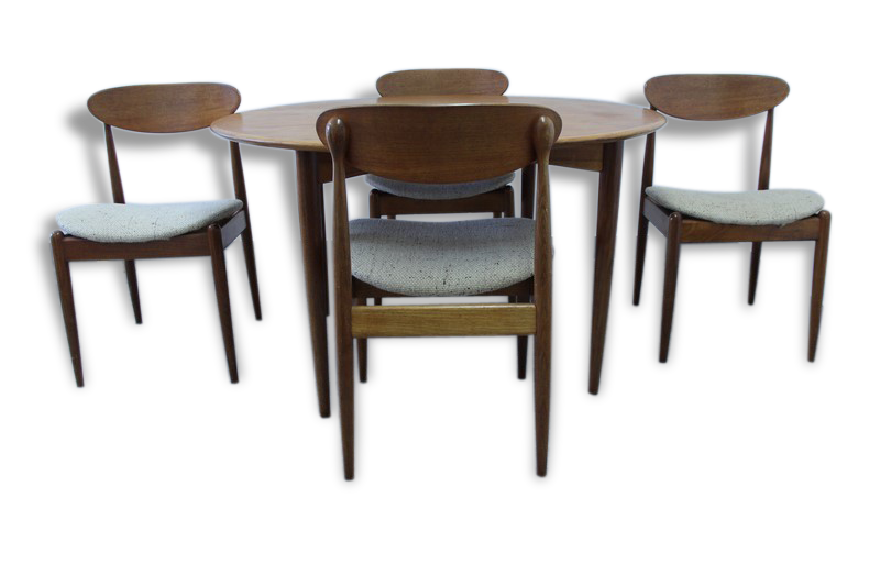 Set table and 4 chairs Parker Furniture