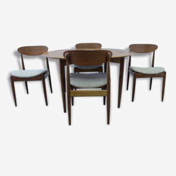 Ensemble table + 4 chaises Parker Furniture