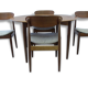 Set table and 4 chairs Parker Furniture