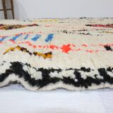 Handmade wool Berber rug 292 x 182 cm