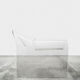 Sculptural acrylic armchair, 80