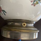 Japanese-style earthenware lamp