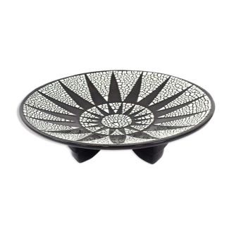 Art deco tripod dish