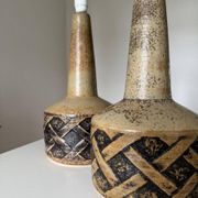 Paire de lampes de table, Søholm Stentøj, Danemark, années 1960, ensemble de 2