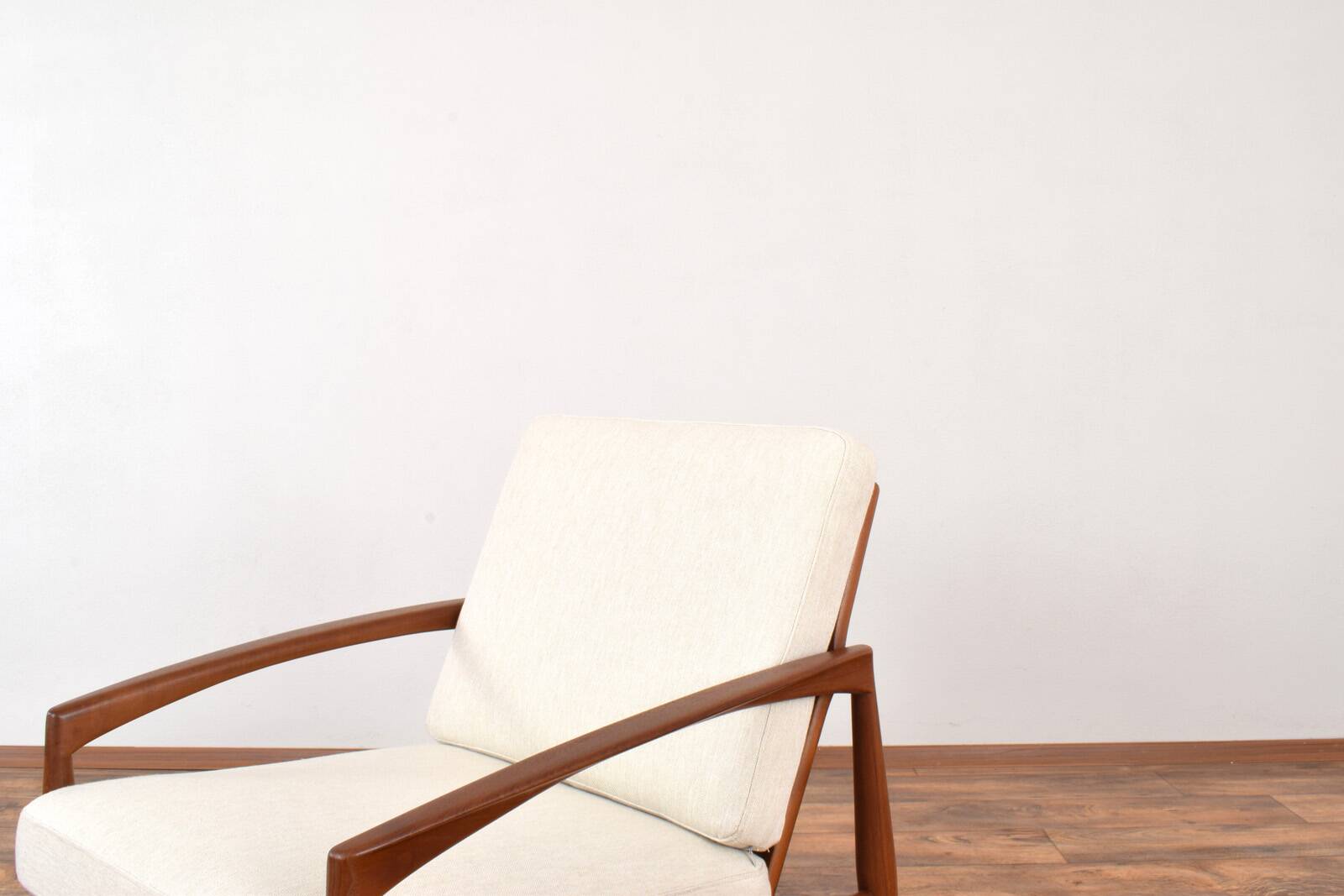 Teak Paper Knife Lounge Chair by Kai Kristiansen for Magnus Olesen, 1960s
