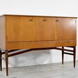 Midcentury high sideboard/ long john in teak