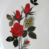 Round serving dish from Moulin des loups, "Carmen" model, in very good condition