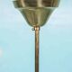 1950s Swedish mid-century suspension, vintage opaline lamp.