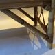 Vintage rattan shelf