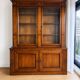 Display cabinet / glass bookcase Roche Bobois in cherry wood – 2 sections